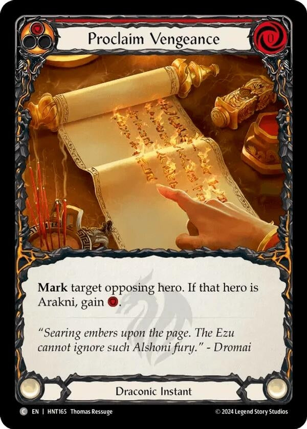 Proclaim Vengeance (HNT165) - Flesh and Blood TCG Single