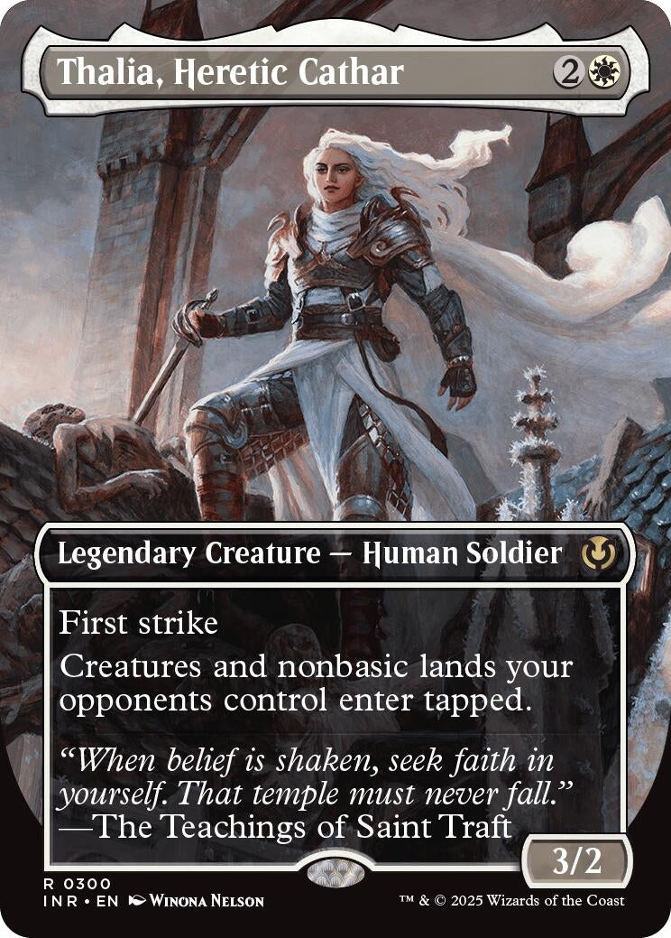 Thalia Heretic Cathar (borderless) (300) [INR] - MTG Single