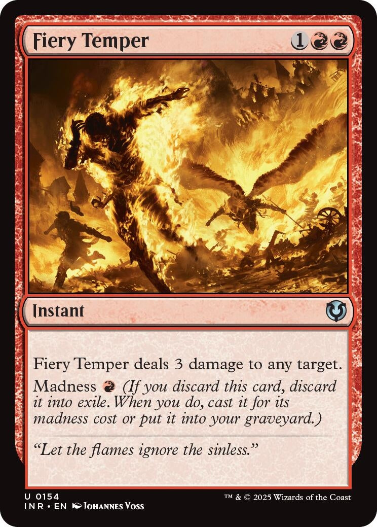 Fiery Temper (154) [INR] - MTG Single