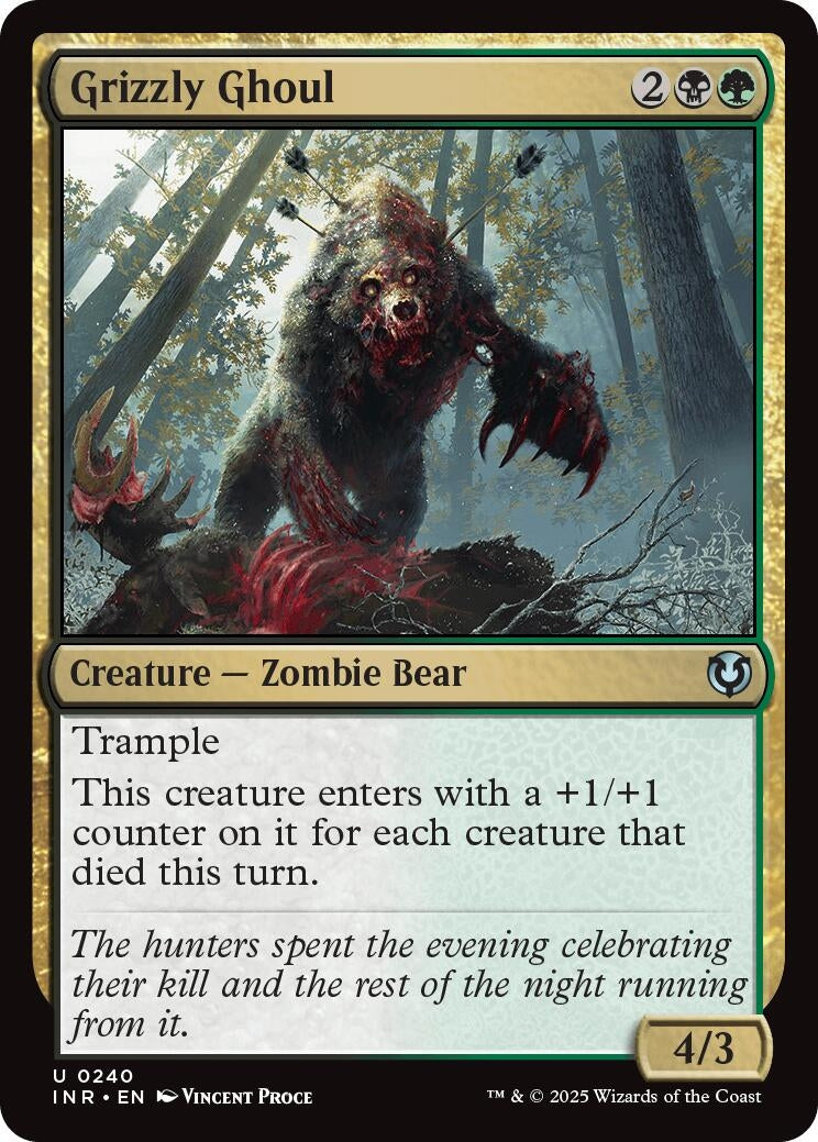 Grizzly Ghoul (240) [INR] - MTG Single