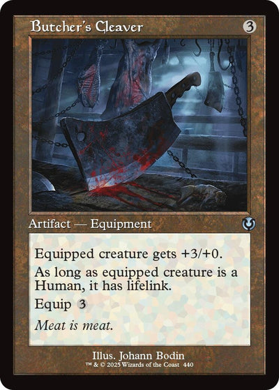 Butcher's Cleaver (Retro Frame) (440) [INR]