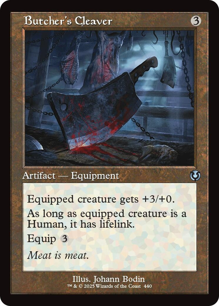 Butcher’s Cleaver (Retro Frame) (440) [INR] - MTG Single