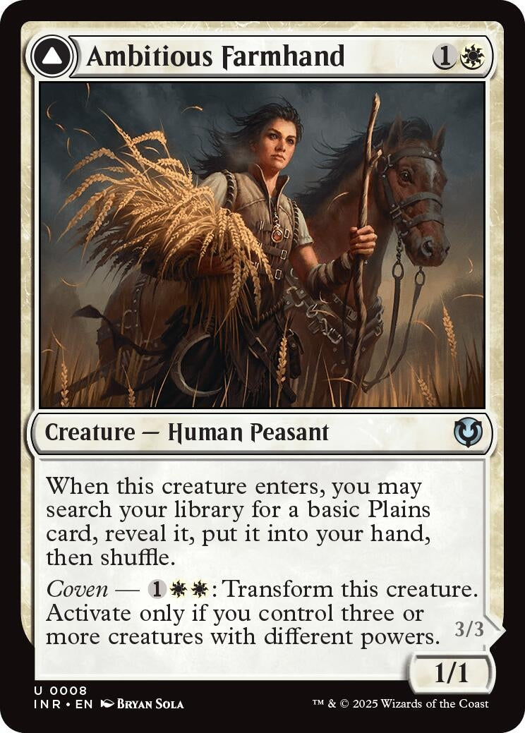 Ambitious Farmhand (8) (INR) - MTG Single