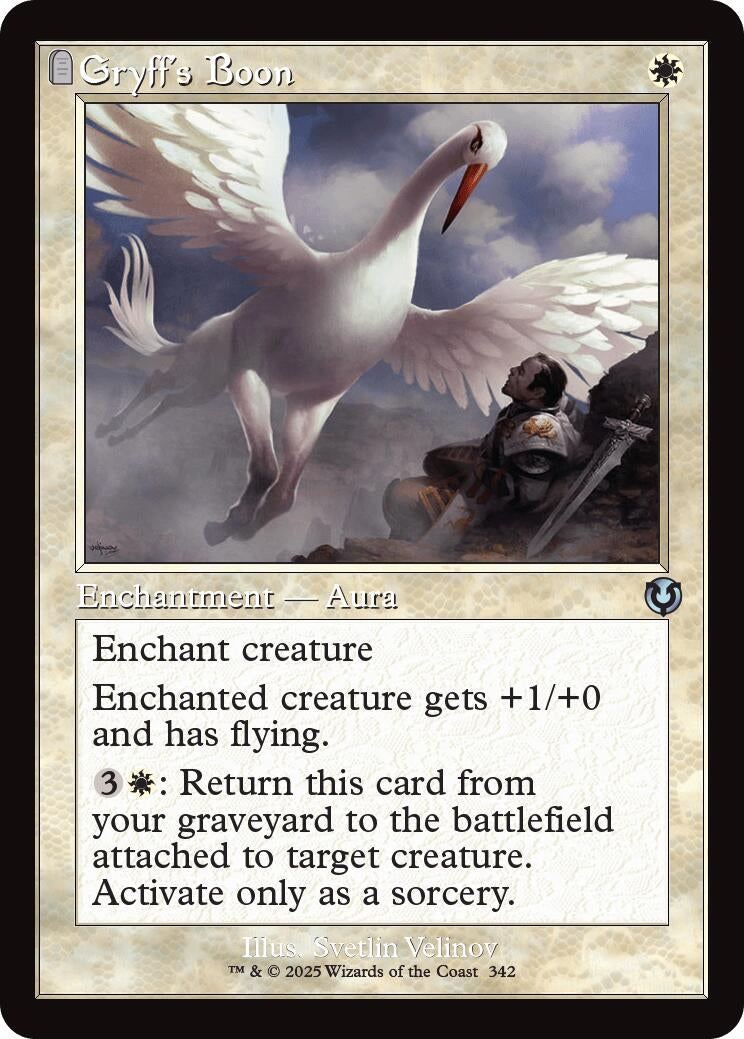 Gryff’s Boon (Retro Frame) (342) (INR) - MTG Single