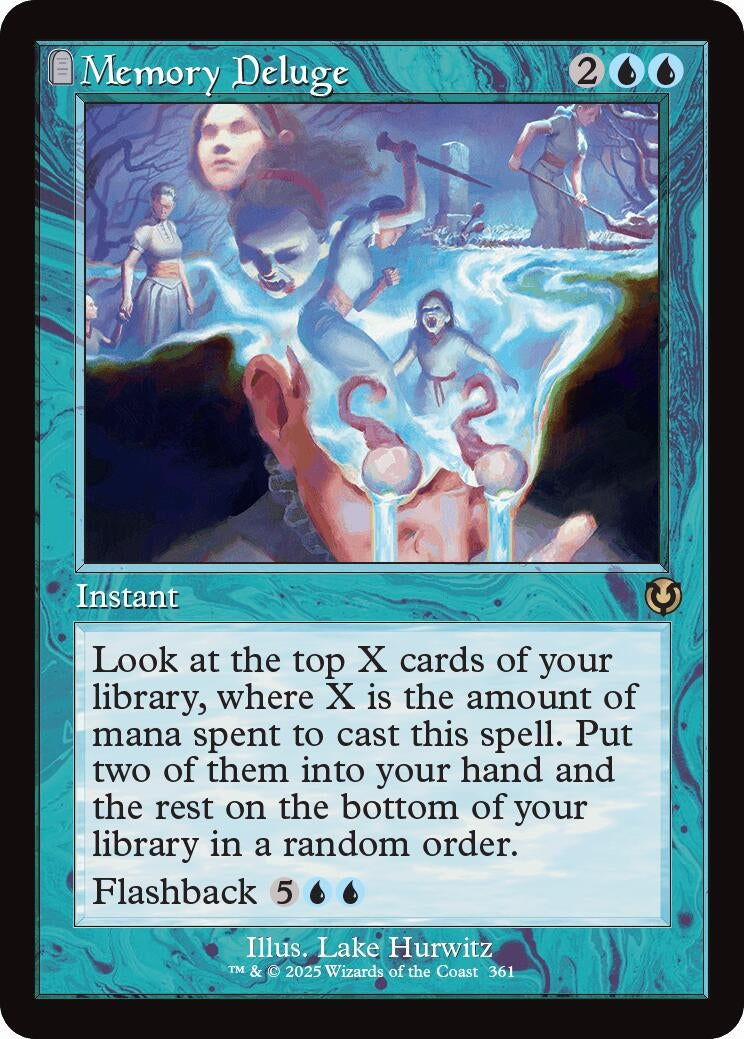 Image for Memory Deluge (Retro Frame) (361) (Innistrad Remastered) - Magic: The Gathering