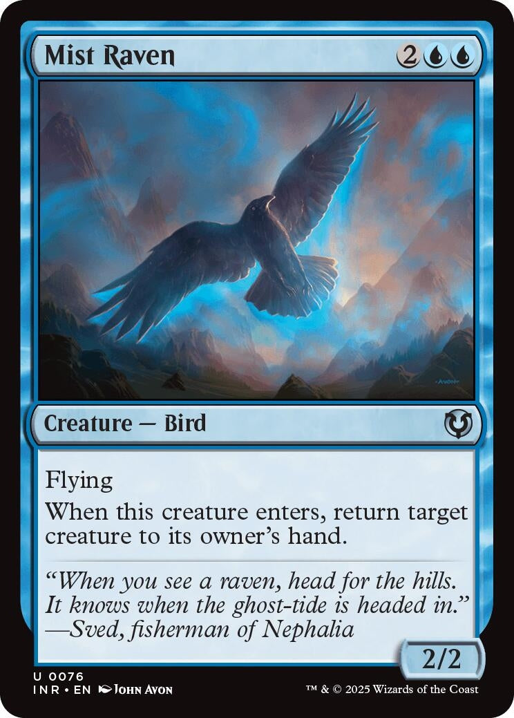 Image for Mist Raven (76) (Innistrad Remastered) - Magic: The Gathering