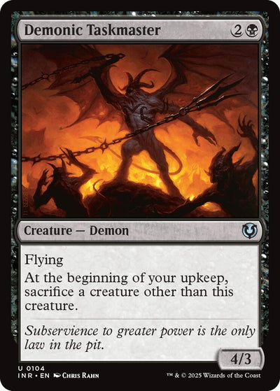 Demonic Taskmaster (104) (Innistrad Remastered)