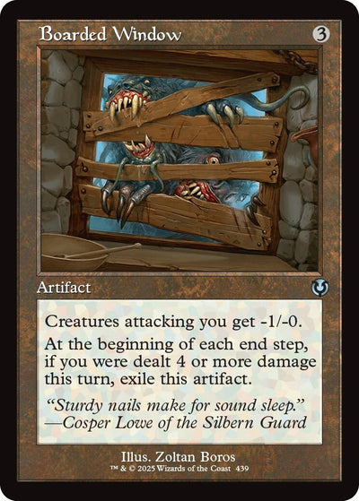Boarded Window (Retro Frame) (439) (Innistrad Remastered)