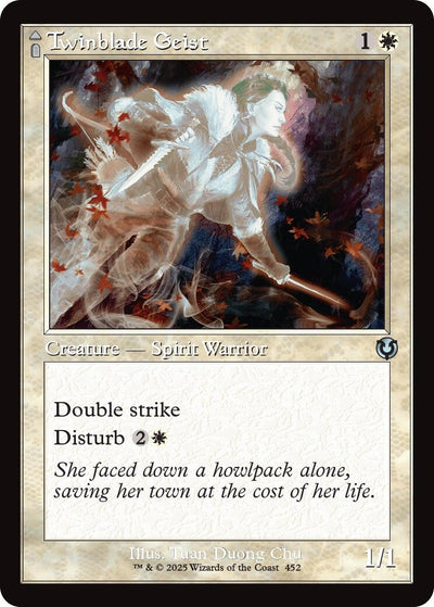Twinblade Geist (Retro Frame) (452) (Innistrad Remastered)