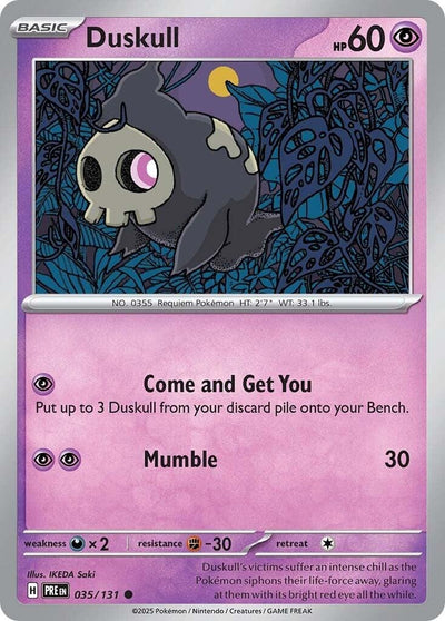 Duskull (035/131) (SV: Prismatic Evolutions)