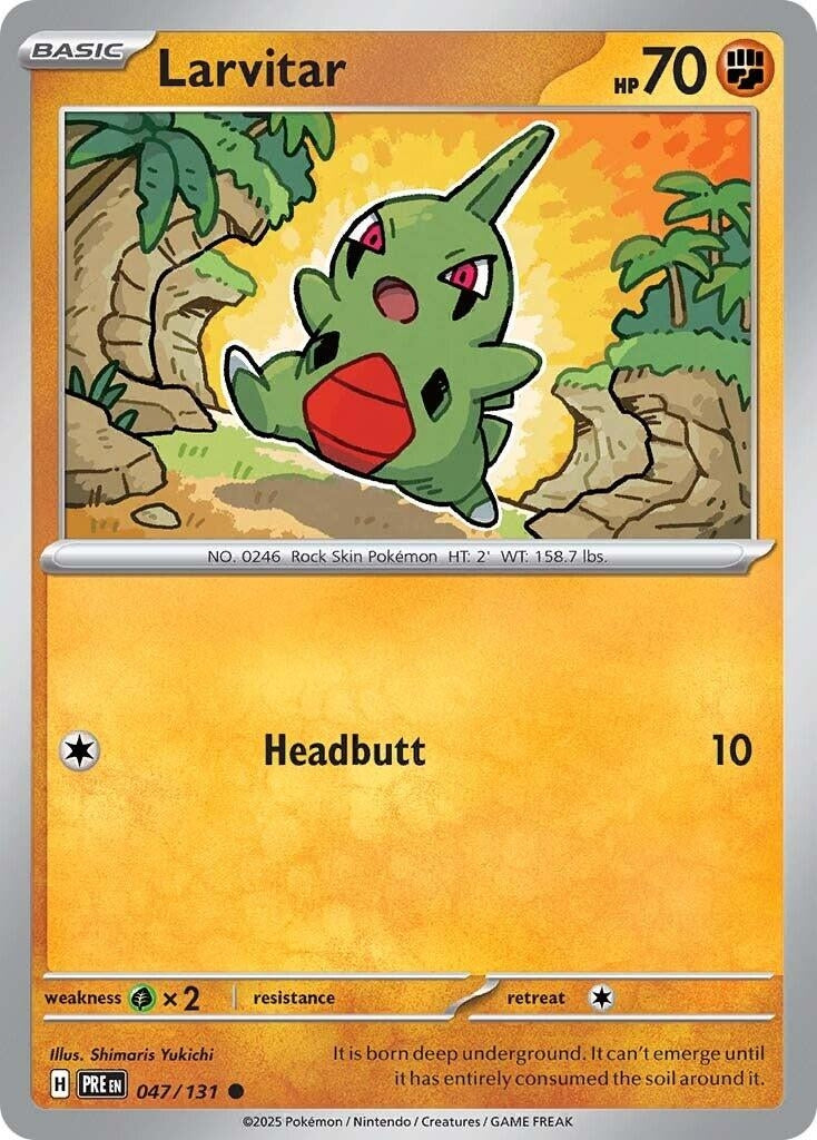 Larvitar (047/131) (SV: Prismatic Evolutions)
