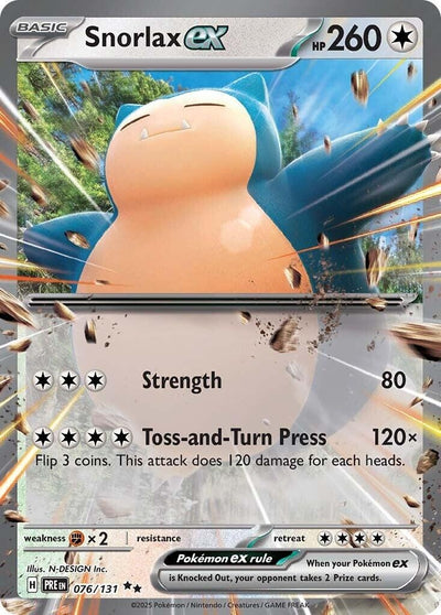 Snorlax ex (076/131) (SV: Prismatic Evolutions)