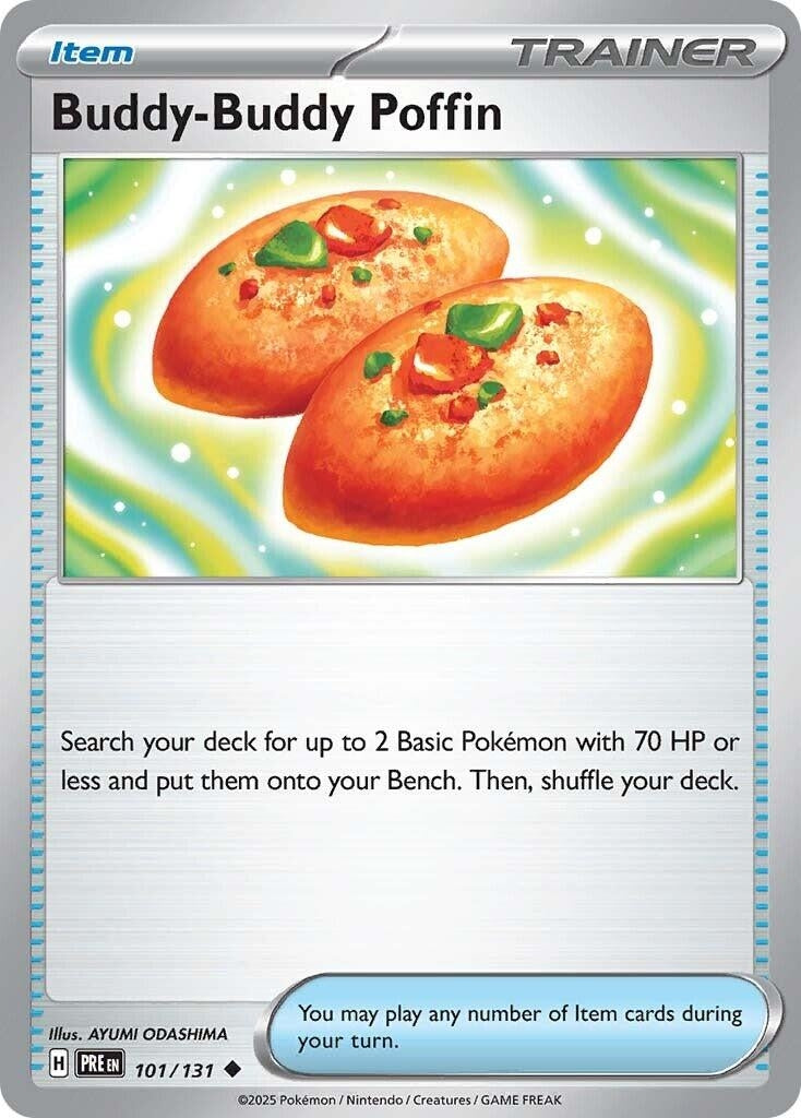 Buddy-Buddy Poffin (101/131) [SV: Prismatic Evolutions] - Pokemon Single