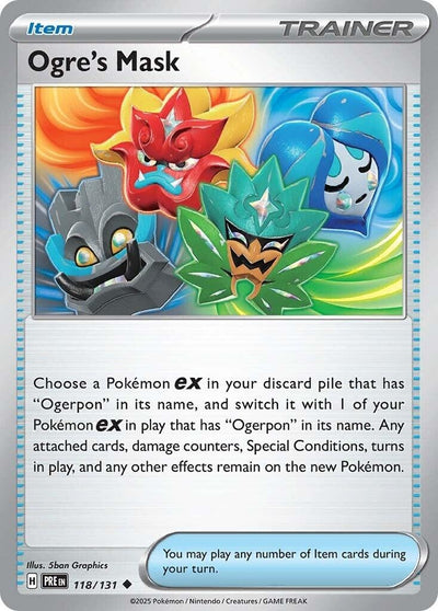Ogre's Mask (118/131) (SV: Prismatic Evolutions)