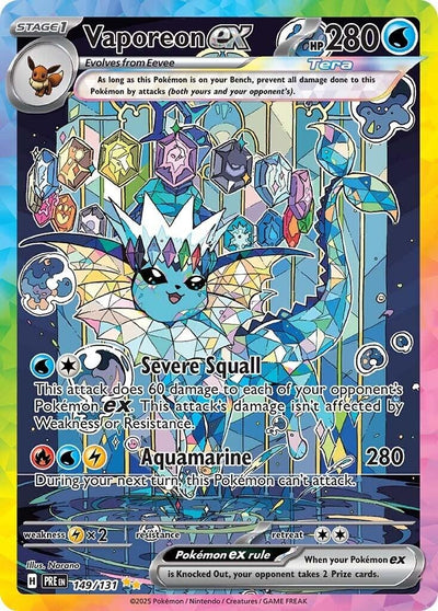 Vaporeon ex (149/131) (SV: Prismatic Evolutions)