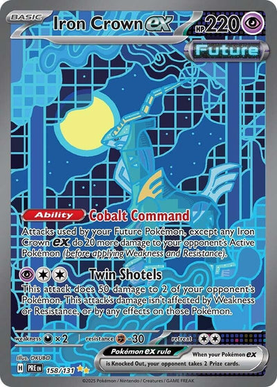 Iron Crown ex (158/131) (SV: Prismatic Evolutions)
