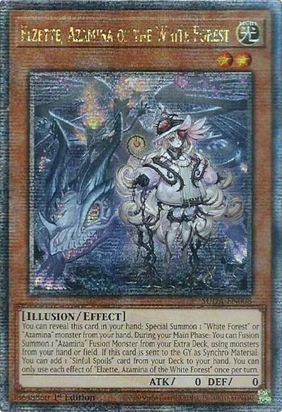 Elzette, Azamina of the White Forest (Quarter Century Secret Rare) (SUDA-EN008) (Supreme Darkness)