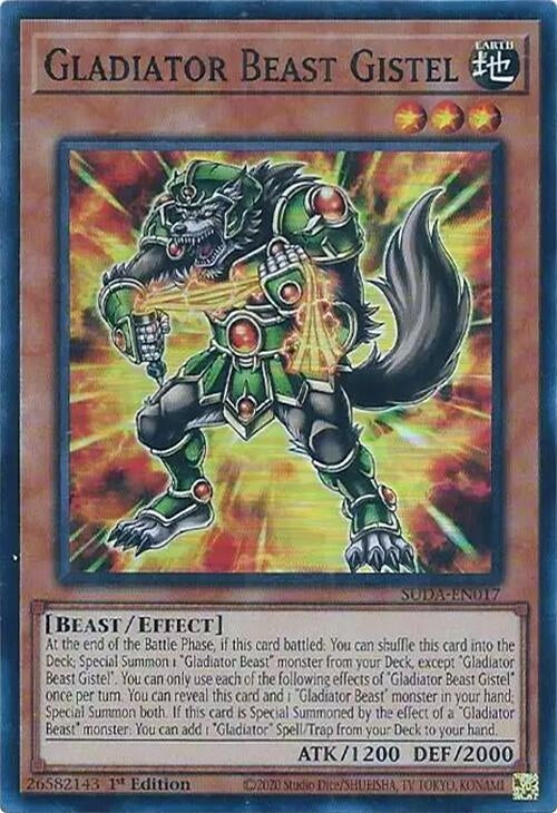 Gladiator Beast Gistel (SUDA-EN017) (Supreme Darkness)