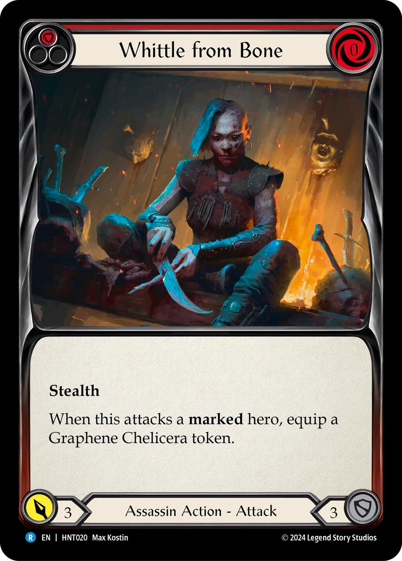 Whittle from Bone (Red) (HNT020) (The Hunted)