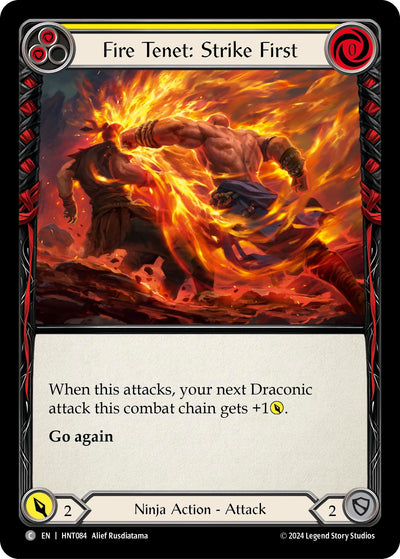 Fire Tenet: Strike First (Yellow) (HNT084)