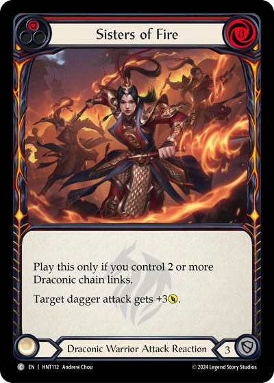 Sisters of Fire (Red) (HNT112)