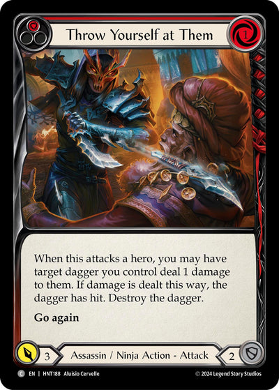 Throw Yourself at Them (Red) (HNT188)