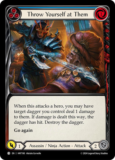 Throw Yourself at Them (Blue) (HNT190)