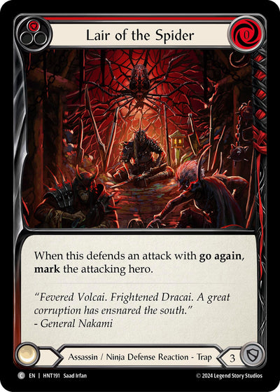 Lair of the Spider (Red) (HNT191)