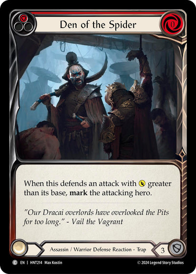 Den of the Spider (Red) (HNT214)