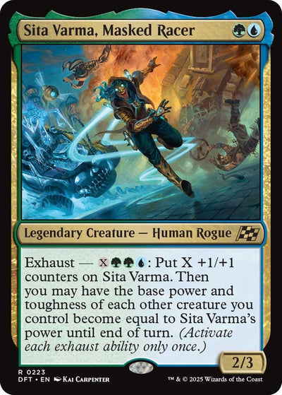 Sita Varma, Masked Racer (223) (DFT)