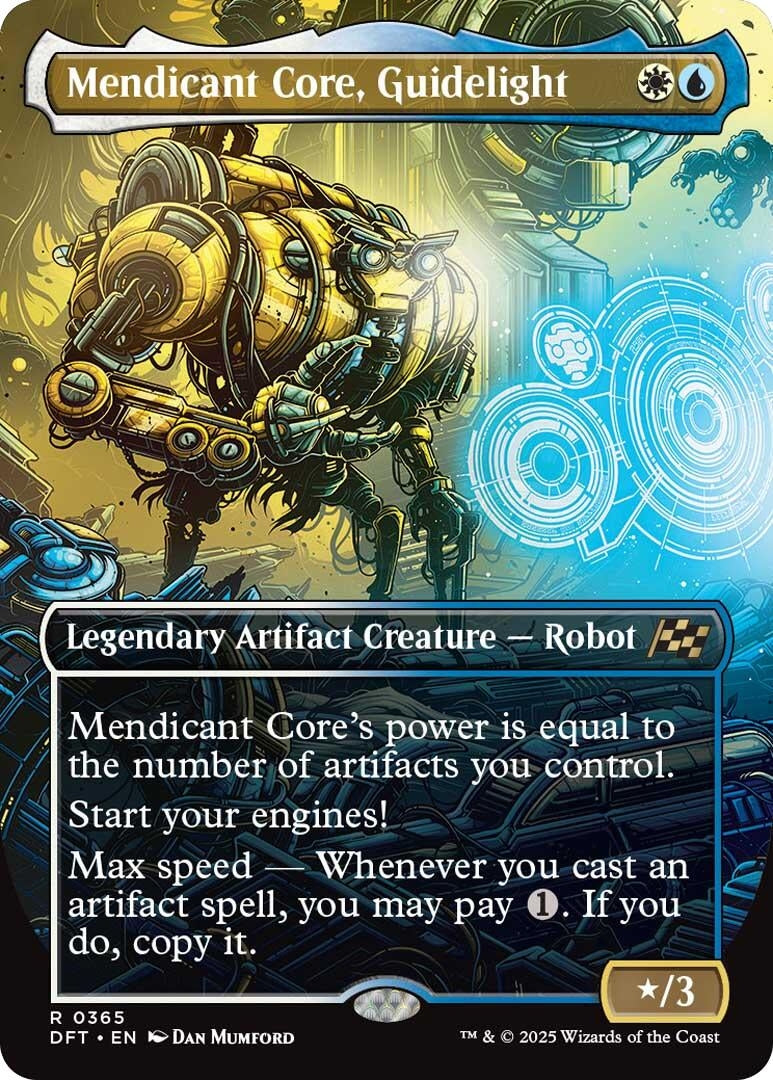 Image for Mendicant Core, Guidelight (Borderless) (365) (Aetherdrift) - Magic: The Gathering
