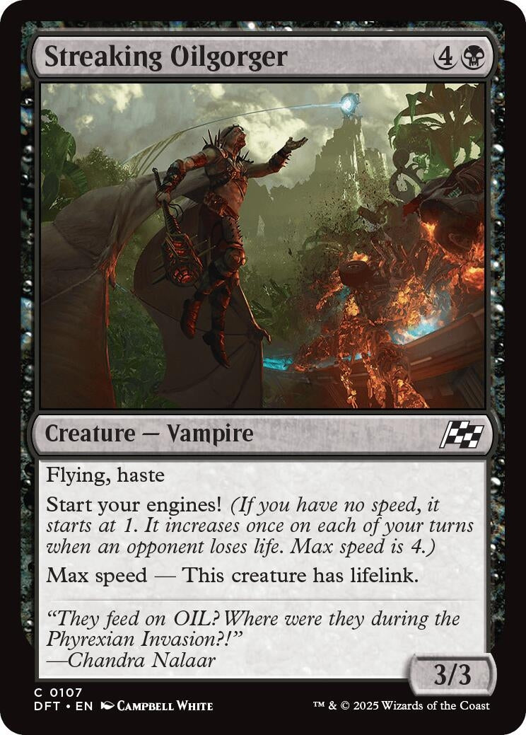 Streaking Oilgorger (107) (DFT) - MTG Single