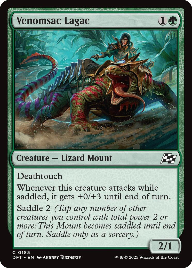 Image for Venomsac Lagac (185) (Aetherdrift) - Magic: The Gathering