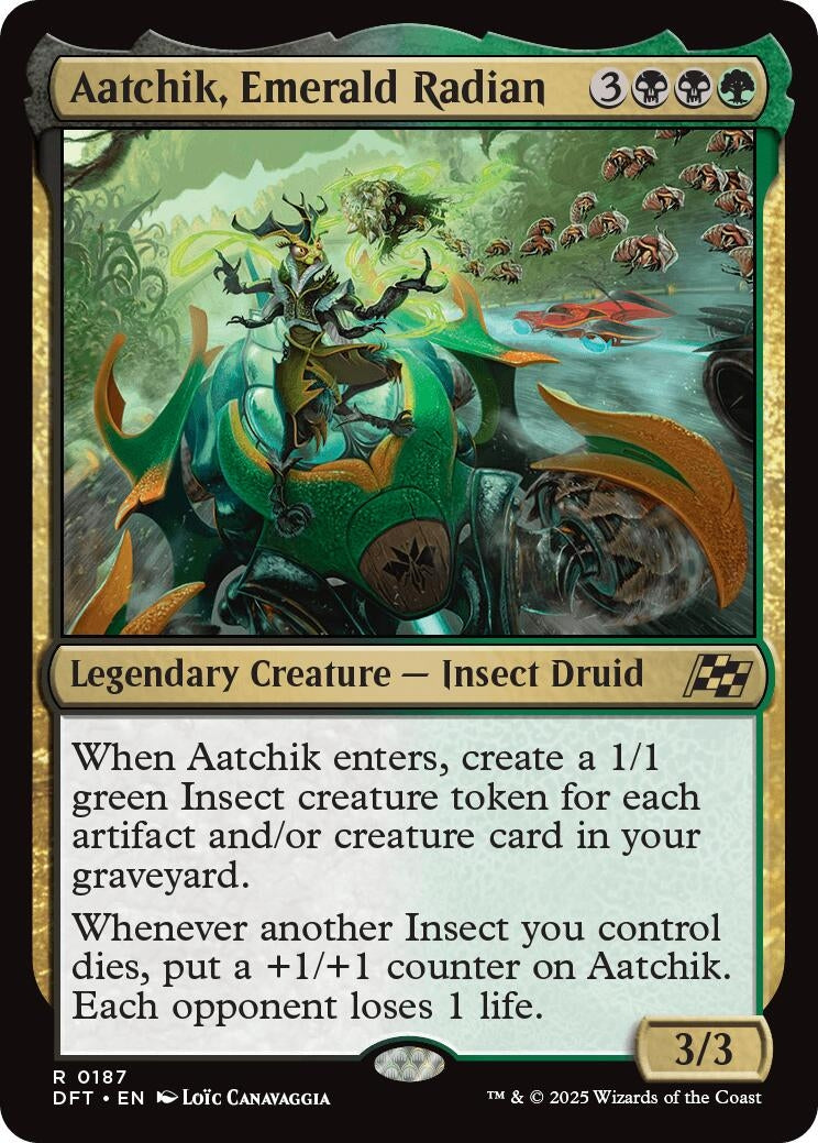 Aatchik Emerald Radian (187) (DFT) - MTG Single