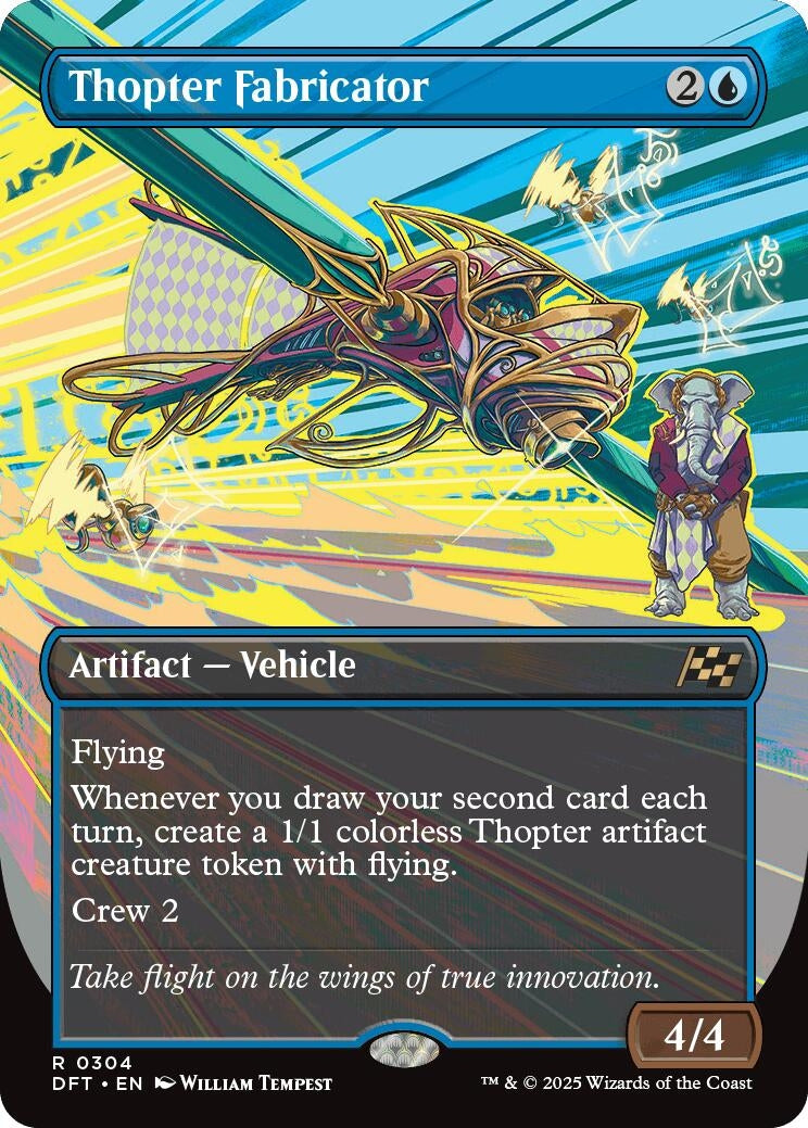 Image for Thopter Fabricator (Borderless) (304) [Aetherdrift]
