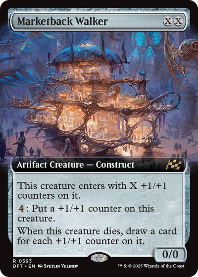 Marketback Walker (Extended Art) (393) [Aetherdrift]