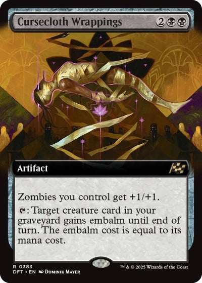 Cursecloth Wrappings (Extended Art) (383) [Aetherdrift]