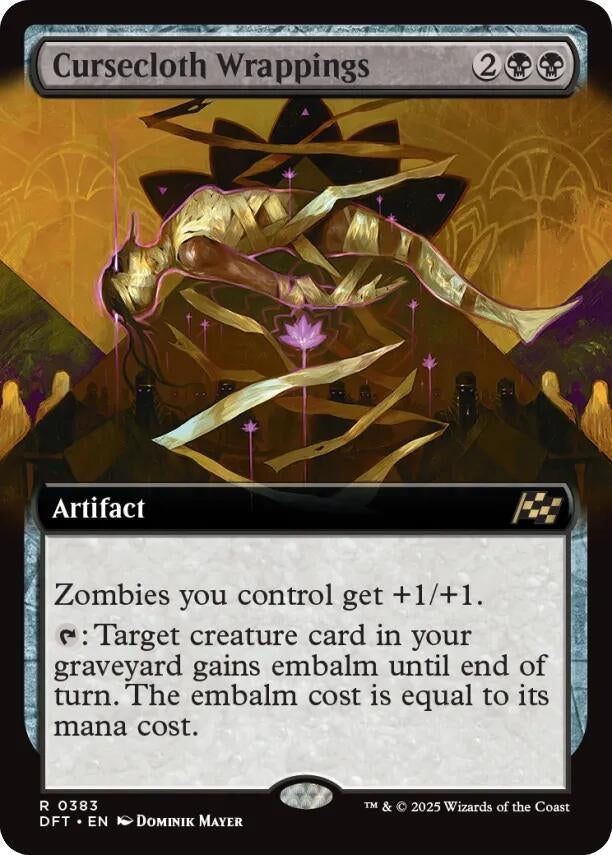 Image for Cursecloth Wrappings (Extended Art) (383) [Aetherdrift]