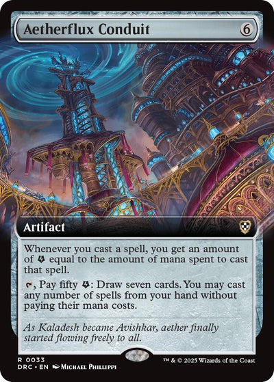 Aetherflux Conduit (Extended Art) (33) (Commander: Aetherdrift)