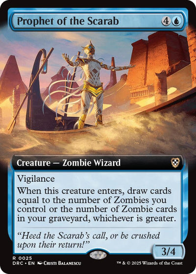 Prophet of the Scarab (Extended Art) (25) (Commander: Aetherdrift)