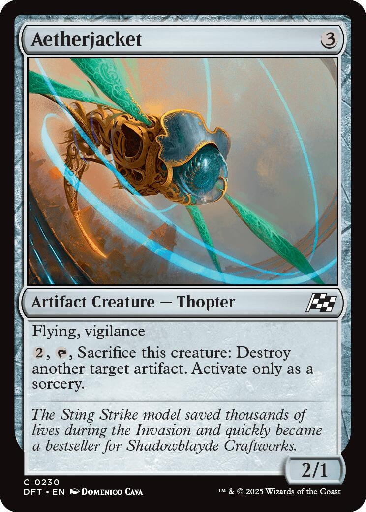 Image for Aetherjacket (230) (Aetherdrift) - Magic: The Gathering