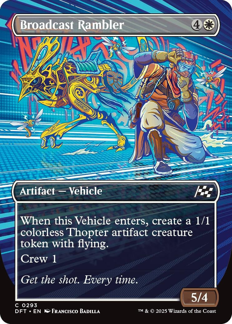 Image for Broadcast Rambler (Borderless) (293) [Aetherdrift]