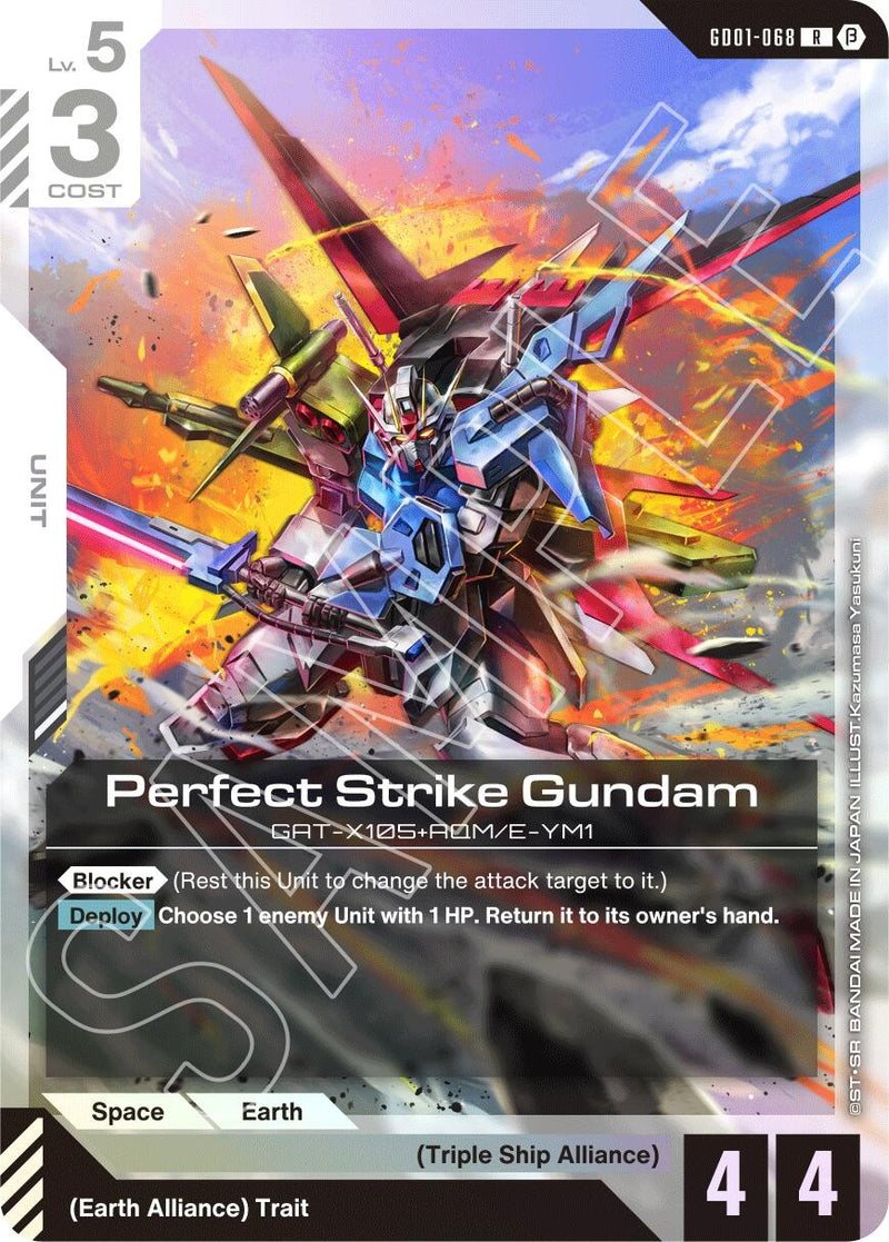 Image for Perfect Strike Gundam (GD01-068) (Edition Beta) - Gundam Card Game