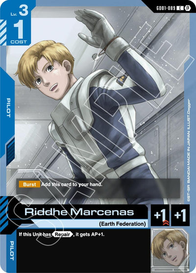 Riddhe Marcenas (GD01-089) [Edition Beta]