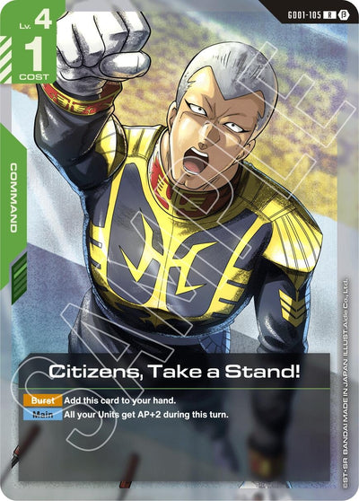 Citizens, Take a Stand! (GD01-105) [Edition Beta]