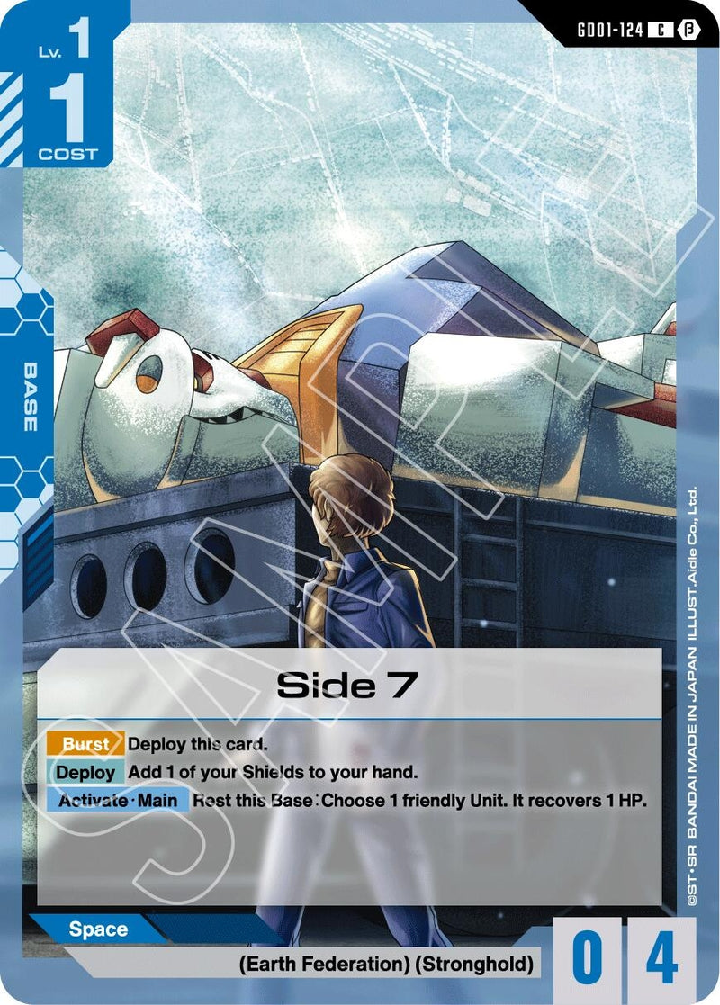 Image for Side 7 (GD01-124) (Edition Beta) - Gundam Card Game