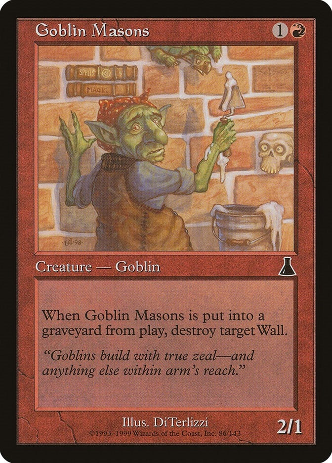 Goblin Masons (86) [UDS] - MTG Single