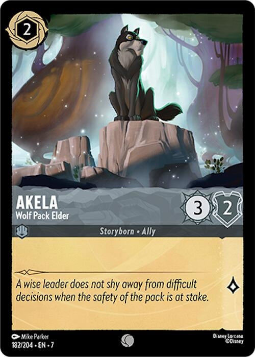 Image for Akela - Wolf Pack Elder (182/204) [Archazia's Island] - Disney Lorcana