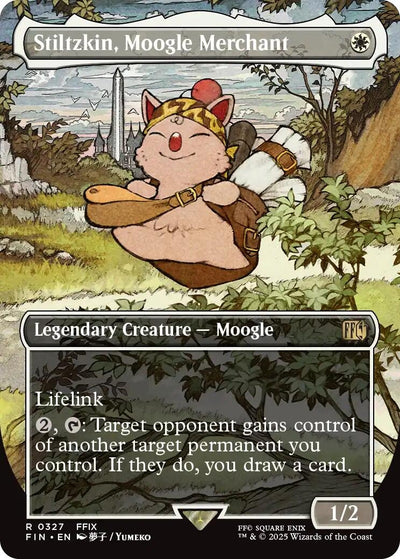 Stiltzkin, Moogle Merchant (Borderless) (327) (FINAL FANTASY)
