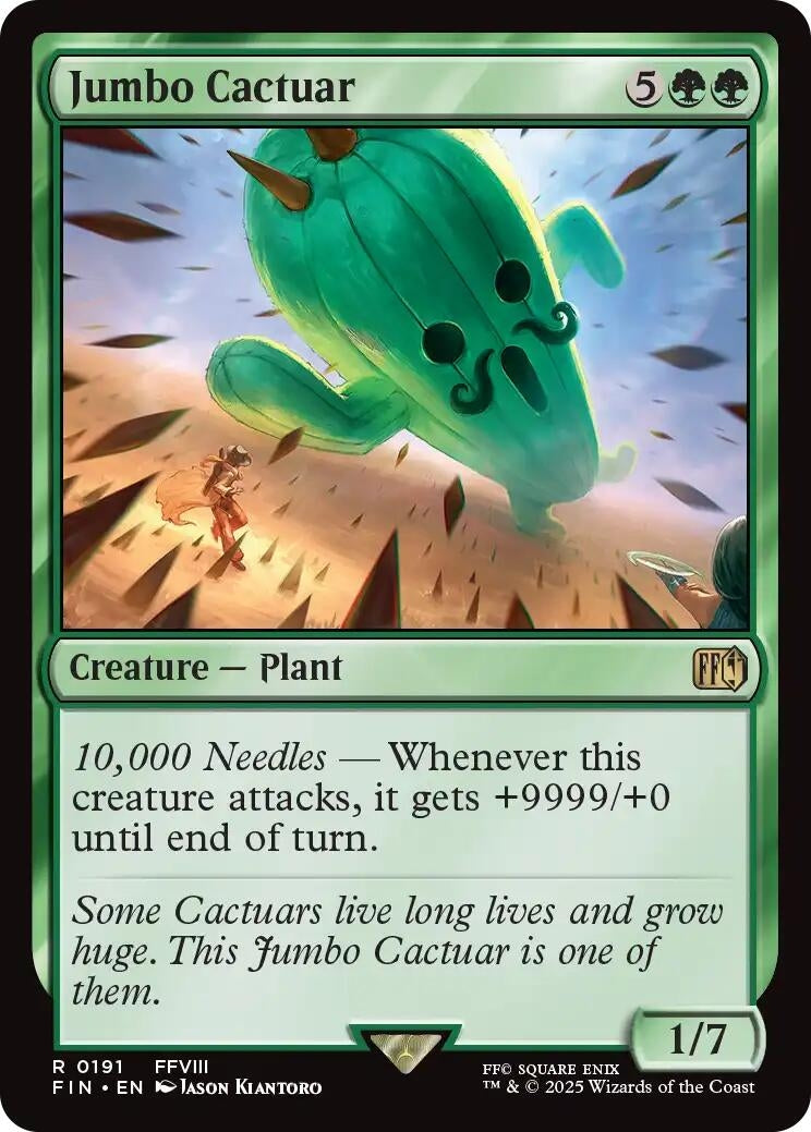 Jumbo Cactuar (191) (FINAL FANTASY)